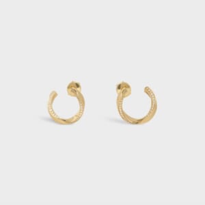 トーション ピアス / イエローゴールド & ダイヤモンド