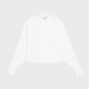 クロップドシャツ / コットンポプリン
