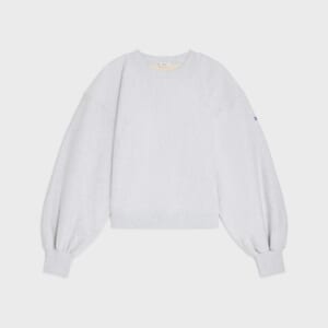オーバーサイズ クルーネックセーター / コットンフリース