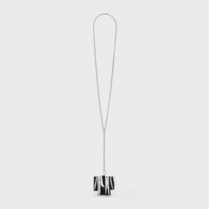 CELINE ネヴェルソン プロジェクト ネックレス / スターリングシルバー＆オークウッド