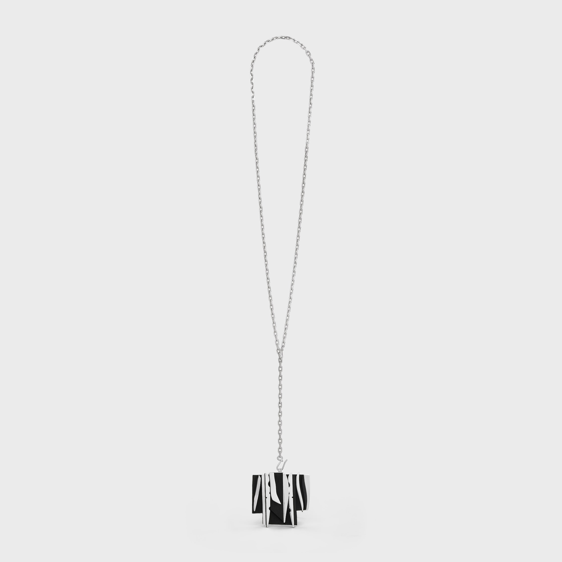 CELINE ネヴェルソン プロジェクト ネックレス / スターリングシルバー＆オークウッド