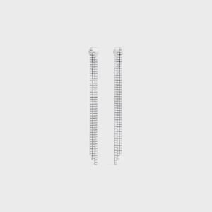 テニスカクテルピアス / ホワイトゴールド & ダイヤモンド