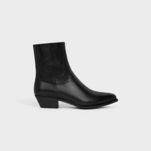 ジップ付き CELINE ウェスタンブーツ / カーフスキン