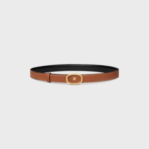 ミディアム 25MM リバーシブル CELINE アリックス ベルト / トリヨン＆ナチュラル カーフスキン
